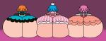  2d 2d_(artwork) 2d_art 2d_artwork 2d_background 3girls art ass ass_focus ass_squish baws_(artist) big_ass big_breasts bitty_buttons blue_hair breasts charlotte_charades clothed digital_art digital_artwork_(media) digital_media digital_media_(artwork) female female_only huge_ass huge_breasts hyper_ass lalaloopsy light-skinned_female mga_entertainment mime nurse_cap orange_hair pickles_b.l.t pink_hair r34 revealing_clothes rosy_bumps_&rsquo;n&rsquo;_bruises rule34 rule_34 short_hair skimpy_clothes tagme triple_ass_focus 