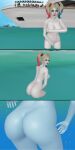 1girl 3d 3d_model ass ass_focus bare_butt batman_(series) beach big_ass blonde_female blonde_hair blonde_hair_female boob breasts bubble_butt butt_focus comic completely_naked completely_naked_female completely_nude completely_nude_female covering covering_breasts covering_crotch covering_up dat_ass dc embarrassed embarrassed_nude_female enf female female_focus harleen_quinzel harley_quinn humiliating humiliation in_water laughing laughing_at lost_swimsuit mole mole_under_eye no_dialogue no_text nude nude_female ocean partially_submerged public public_humiliation public_nudity red_lipstick sea skinny_dipping suicide_squad twin_tails underwater underwater_view vodkthulhu-3d wading water white_skin