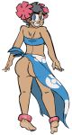 ass black_hair blue_eyes creatures_(company) dark-skinned_female dark_skin elite_four elite_four_(hoenn_region) fuyou_(pokemon) game_freak ghost_type_trainer humans_of_pokemon looking_at_viewer looking_back nintendo no_panties phoebe_(pokemon) png pokemon_(anime) pokemon_(game) pokemon_omega_ruby_&_alpha_sapphire pokemon_oras pokemon_rse pokemon_ruby_sapphire_&_emerald porkyman stiquid