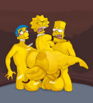 1girl 20th_century_fox 2boys anal anal_sex ass balls bart_simpson big_ass big_penis dat_ass edit female huge_ass huge_balls huge_cock huge_penis incest lisa_simpson male milhouse_van_houten obese_female penis sex shiin_(edit) the_simpsons third-party_edit yellow_body