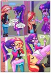 2_girls bbmbbf blush breasts comic equestria_girls equestria_untamed female/female female_only friendship_is_magic hasbro looking_at_viewer my_little_pony my_lovely_princess_yuri_is_magic_(comic) nipples nude older older_female palcomix pussy sci-twi sunset_shimmer toon.wtf twilight_sparkle_(mlp) young_adult young_adult_female young_adult_woman yuri