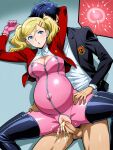 1boy 1girl ai_generated ann_takamaki blonde_hair blue_eyes blue_hair couple crossover cum cum_in_pussy fallopian_tubes minato_arisato penis penis_in_pussy persona_3 persona_5 sex sperm_cell uterus yuuki_makoto