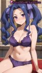 1girl 1girl 1girls 2025 ai ai_generated anime anime_style asian bangs bare_arms bare_shoulders big_breasts big_breasts blue_hair blurry_background blush bow bow_panties bra breasts bust cleavage closed_mouth collarbone curly_hair female_focus female_only forehead hair_bow hair_intakes hair_ribbon hair_ribbons hentai high_quality high_res high_res high_resolution indoors lace-trimmed_bra lace-trimmed_panties lace_trim lingerie long_hair looking_at_viewer melty_q_melromarc natsuyoru navel panties panties parted_bangs patreon purple_bow purple_bra purple_eyes purple_panties purple_ribbon ribbon sidelocks sitting smile solo_female stable_diffusion stomach tate_no_yuusha_no_nariagari the_rising_of_the_shield_hero thighs twin_tails underwear underwear_only voluptuous voluptuous_female