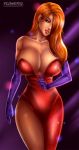 big_breasts dress flowerxl gloves jessica_rabbit who_framed_roger_rabbit