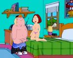 before_sex breasts brother_and_sister chris_griffin edit erect_nipples erect_penis family_guy glasses huge_penis incest kneel meg_griffin panties pants_down thighs