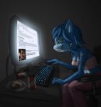 1boy 1girl anthro breasts furry human krystal satr_fox