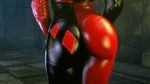 1girl 3d animated animated_gif ass batman_(series) dc dc_comics gif harley_quinn large_ass round_ass solo