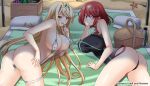  2_girls alluring beach big_breasts competition_swimsuit hot mythra mythra_(xenoblade) nintendo on_beach_towel pyra red_eyes sexy sling_bikini slingshot_bikini super_smash_bros._ultimate vmdahaka voluptuous xenoblade_(series) xenoblade_chronicles_2 