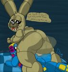 2boys anal anal_sex animatronic anthro anthro_on_anthro anus ass balls big_ass big_balls big_penis blue button_eyes canon_x_oc duo eyelashes five_nights_at_freddy's five_nights_at_freddy's_4 fur furry genitals green_skin half-closed_eyes looking_pleasured male/male male_penetrated male_penetrating open_mouth original_character panting penetration penis plushie plushtrap plushtrapboyuwu rabbit robot sex sharp_teeth skin teeth testicle text thick_thighs tongue video_games wide_hips yaoi yaoi young