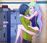 derpixon equestria_girls friendship_is_magic my_little_pony pink_skin princess_celestia swimsuit vaginal