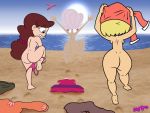 3_girls a_kind_of_magic ass beach bent_over bigtyme blonde_hair brown_hair completely_nude crossover dat_ass disney dress earrings female_butt_nudity female_nudity fully_nude_girls_skinny_dipping green_eyes lipstick long_hair looking_down multiple_asses multiple_girls nude panties panties_around_legs pants_down pink_hair pink_panties purple_panties red_lipstick rita_loud several_fully_nude_girls skinny_dipping smile star the_loud_house undressing wide_hips willow willow_(a_kind_of_magic)