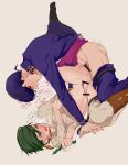  2boys anal anal_sex diamond_in_unbreakable jojo&#039;s_bizarre_adventure josuke_higashikata male male/male male_only male_penetrated partially_clothed rohan_kishibe yaoi yaoi 