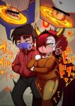 1boy 1girl brown_eyes brown_hair fellatio hekapoo marco_diaz oddrich oral orange_eyes penis penis_in_mouth portal portal_sex pussy pussylicking red_hair star_vs_the_forces_of_evil