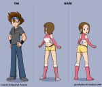 ass big_ass big_breasts breasts brother brother_and_sister digimon female garabatoz kari_kamiya looking_back male sister tai_kamiya yagami_hikari yagami_taichi