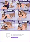 anus ass beastiality big_ass big_breasts big_penis big_testicles breasts camgirl cleavage comic daughter dog doggy_position female male penis shadman speech_bubble testicles text therealshadman