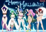  5girls big_breasts bikini blue_hair breasts cosmos_(fairy_tail) cute erza_scarlet fairy_tail green_hair hisui_e._fiore juvia_loxar kinana lexus_(artist) long_hair looking_at_viewer pink_hair purple_hair red_hair short_hair smile 