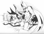 1999 andy_price batman batman_(series) bruce_wayne catwoman dc dc_comics monochrome selina_kyle