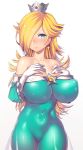 big_breasts hair_over_one_eye huge_breasts looking_at_viewer nagase_haruhito nintendo princess_rosalina rosalina super_mario_bros. super_mario_galaxy