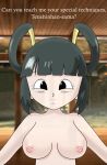  big_breasts bisterex69 breasts dragon_ball dragon_ball_super dragon_ball_z female nipples nude solo yurin 