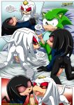 archie_comics ass ball_gag bbmbbf blindfold comic cum cum_tasting cup doctor double_fellatio dr._finitevus echidna fellatio finitevus forced licking male/male male_only mobius_unleashed oral palcomix scourge_the_hedgehog sega sonic sonic_(series) sonic_the_hedgehog_(series) spectre_the_echidna the_doctor_will_see_you_now threesome yaoi