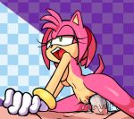 amy_rose cowgirl_position filthypally furry girl_on_top sega sonic_(series) vaginal wet_pussy