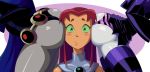 ass big_ass dat_ass dc_comics grey_skin jinx orange_skin pale_skin raven_(dc) ravenravenraven starfire surprised teen teen_titans