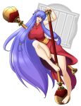  brown_eyes female maces purple_hair ranma_1/2 shampoo_(character) shampoo_(ranma_1/2) solo waifuholic weapon 