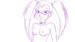 monochrome nude pranky pranky_(artist) the_fairly_oddparents tootie