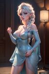 1girl ai_generated breasts disney elsa elsa_(frozen) female_only frozen_(movie) nipples nude solo_female trynectar.ai