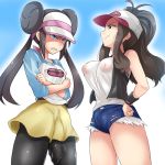 futanari futanari_with_futanari hilda mei_(pokemon) pokemon pokemon_(game) pokemon_bw pokemon_bw2 porkyman rosa touko_(pokemon)