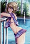 absurd_res alluring alternate_hairstyle big_breasts bikini blonde_hair blue_eyes breasts creatures_(company) game_freak high_res humans_of_pokemon nintendo pokemon pokemon_(anime) pokemon_(game) pokemon_xy pool scan serena_(pokemon) sideboob source_request swimming_pool swimsuit takecha