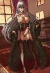  1futa big_breasts blush breasts coat cock_ring corset erect_nipples erection fur fur_coat futa_only futanari garter_belt garter_straps highres huge_breasts lingerie long_hair nail_polish nipples no_bra no_panties open_mouth penis precum red_eyes sefuart selvaria_bles senjou_no_valkyria shoes silver_hair smile solo_futa source_request stockings testicles valkyria_chronicles very_long_hair white_hair 