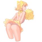 ass c3momo cheerleader human humanized looking_back no_panties oricorio pokemon pokemon_sm smile