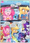  applejack applejack_(mlp) bbmbbf beach comic equestria_girls equestria_untamed fluttershy hasbro my_little_pony my_little_pony:_friendship_is_magic older older_female palcomix party_at_rainbow_cove pinkie_pie rainbow_dash rarity sci-twi sunset_shimmer trixie trixie_(mlp) trixie_lulamoon_(mlp) twilight_sparkle young_adult young_adult_female young_adult_woman 