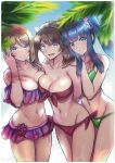 absurd_res alluring big_breasts bikini breasts creatures_(company) dawn dawn_(pokemon) game_freak high_res may may_(pokemon) nintendo off-shoulder_bikini off_shoulder pokemon pokemon_(game) pokemon_dppt pokemon_rse pokemon_xy serena serena_(pokemon) small_breasts source_request swimsuit takecha