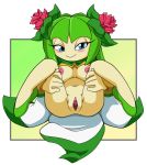  ass big_ass big_breasts breasts clitoris cosmo_the_seedrian cosmo_the_seedrian_(adult) female leatherruffian nipples nude pussy solo sonic_(series) sonic_x tease 