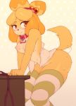 isabelle (animal crossing) from animal crossing by lonelycross