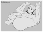  1girl breasts breath_of_the_wild double_penetration elf reishuseyu the_legend_of_zelda zelda 