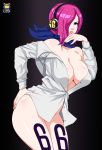  big_breasts breasts cleavage female kyoffie one_piece solo t-shirt vinsmoke_reiju 