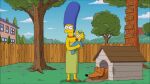 ass blue_hair bra breasts erect_nipples marge_simpson necklace no_bra nude panties pearls photoshoot shaved_pussy sound the_simpsons thighs topless webm yellow_skin