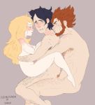  anal artist_request bisexual blush cowgirl_position looking_back love_train lysandre nude pokemon pokemon_(anime) pokemon_xy porkyman professor_sycamore reverse_cowgirl_position serena serena_(pokemon) sweat threesome yaoi 