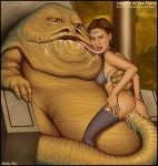 alien ass bra breasts female_human human hutt jaina_solo no_panties see_through shabby_blue star_wars stockings