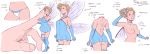 1girl breasts character_sheet comic dave_cheung dave_cheung_(artist) fairy fairy_wings nipples nude vanilla_cookies wings