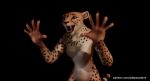 1girl cheetah claws fangs smile spots zuri zuri_(wild_life)