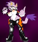 1girl 1girl 2016 2017 anthro areola big_breasts blaze_the_cat breasts cat clothing cornchip21 erect_nipples feline footwear furry high_heels high_res mammal mostly_nude navel nipples platform_footwear platform_heels pussy ravnic sega shoes smile whip