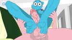  1boy 1girl 5_toes anthro_on_male blue_fur bunny cartoon_gonzo cartoon_network cg_editors cute_feet edit erection feet feet_on_penis felid feline felis female/male foot_fetish foot_play footjob furry humanoid_feet husband_and_wife lagomorph leporid mammal nicole_watterson on_top paws penis pink_fur rabbit richard_watterson sir_danny smile soles stroke the_amazing_world_of_gumball 