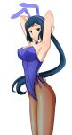  ass big_ass big_breasts breasts bunny_ears bunny_girl bunny_tail bunnysuit cleavage female gundam gundam_build_fighters iori_rinko kenken milf rinko_iori solo 