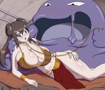  bdsm bondage bosomancer cosplay huge_breasts jabba_the_hutt mei_(pokemon) muk pokemon pokemon_(game) pokemon_bw2 porkyman princess_leia_organa return_of_the_jedi rosa slave_leia slave_leia_(cosplay) star_wars wide-eyed wide_eyed 