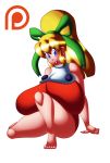 big_breasts breasts capcom chaossabre female hyper_breasts mega_man megaman nintendo rockman roll_(rockman) solo