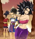 big_breasts breasts cabba caulifla cleavage dragon_ball dragon_ball_super dragon_ball_z female kale male saiyan sonson-sensei